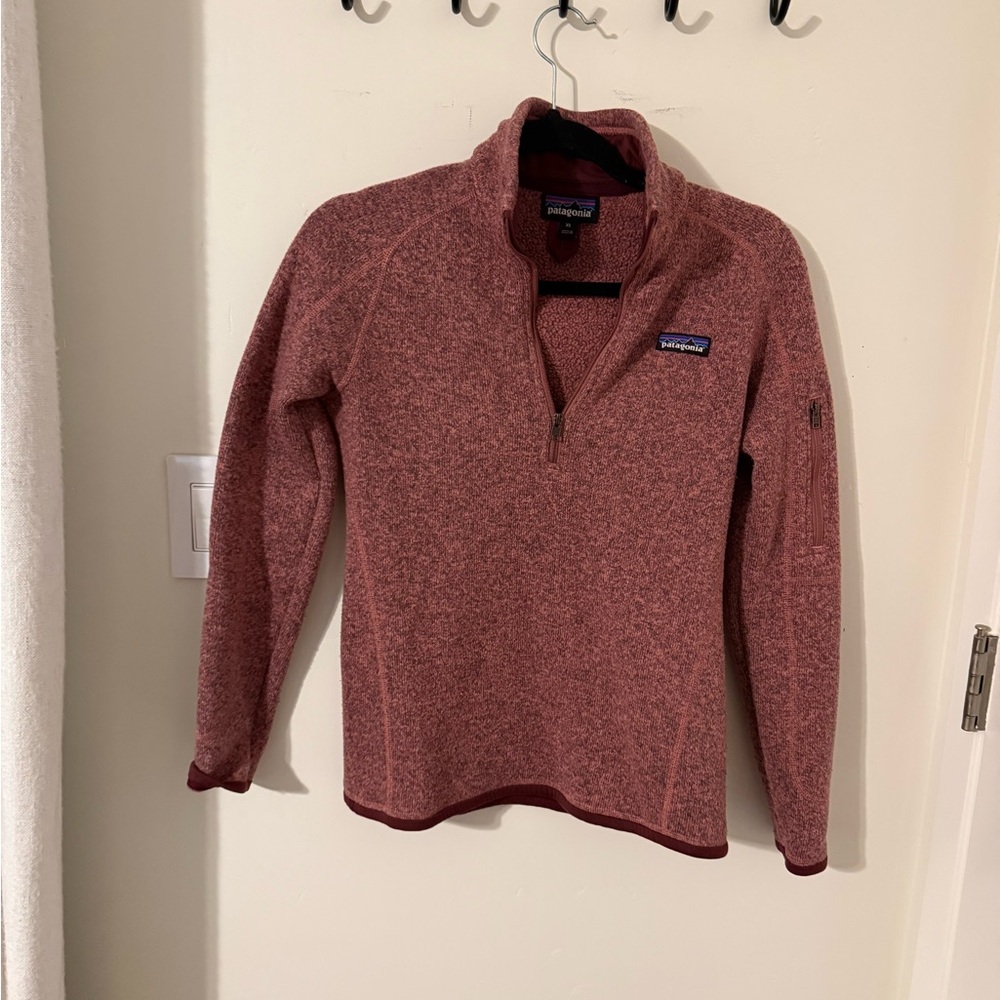 Patagonia Women's Maroon Cowl Neck Sweater